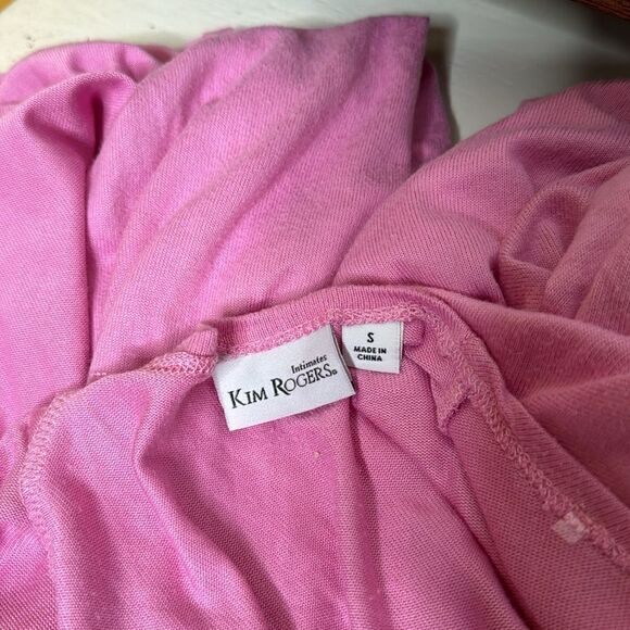 Kim Rogers Pink Asymmetrical Cardigan Size Small - Picture 5 of 5